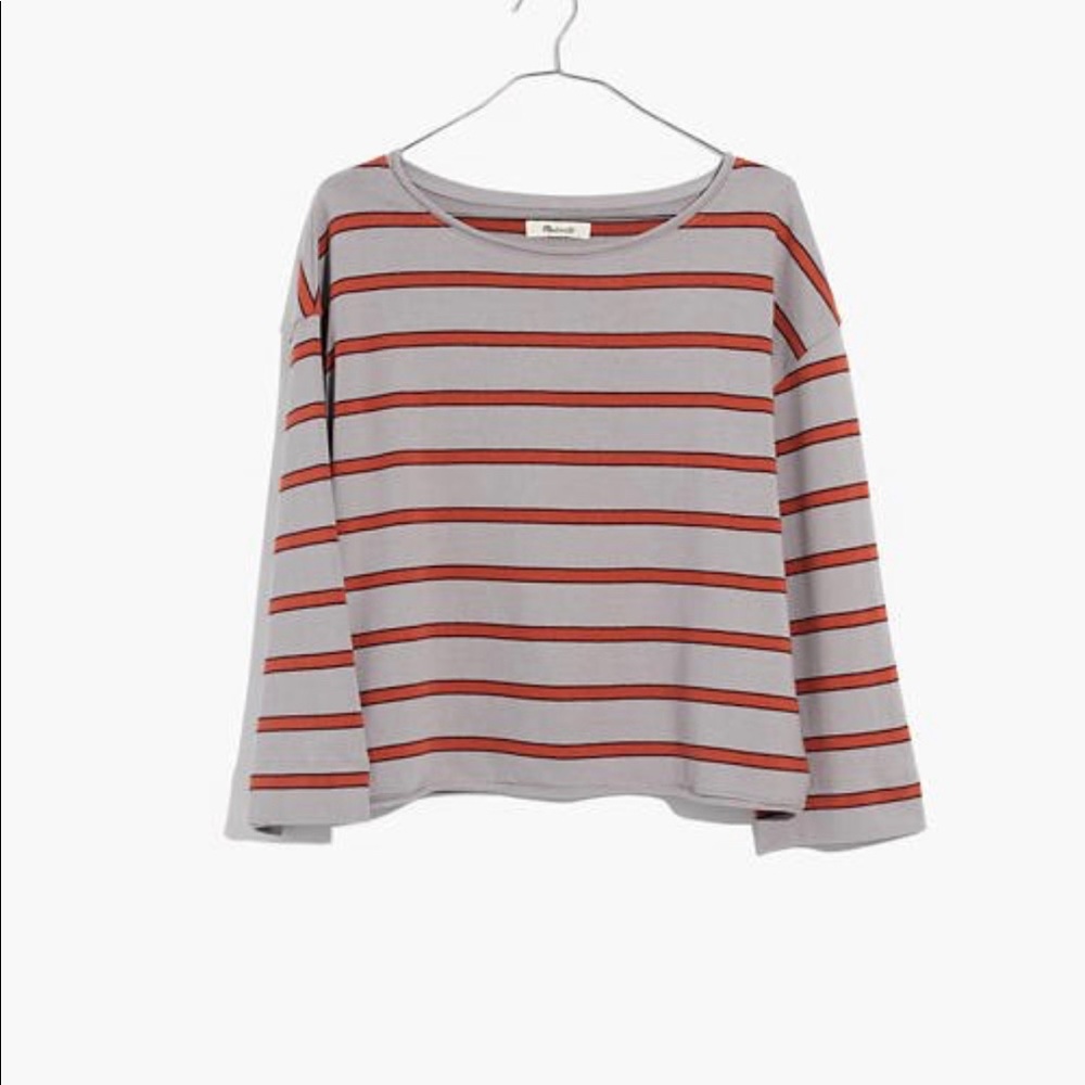 Madewell Striped Boatneck Tee